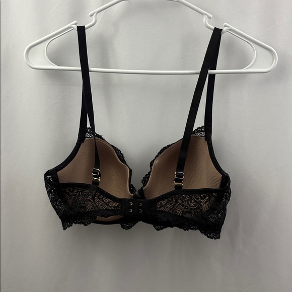 ThirdLove Lace Balconette Bra 32E 1/2 Black Nude - Picture 4 of 7